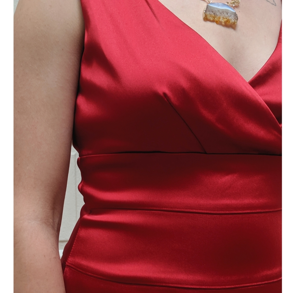 Antonio Melani Sexy Satin Bandage Dress - Picture 5 of 8